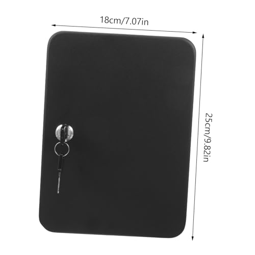 Caja para llaves de pared contra pérdidas: organizador de hierro de gran capacidad 4