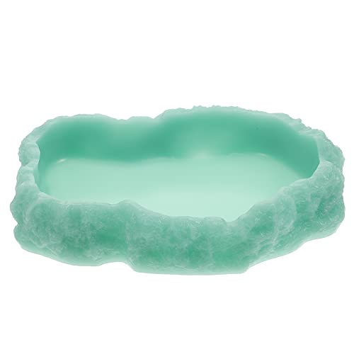 Cuenco luminoso para reptiles, cuenco de agua brillante, cuenco de lagarto, reptiles, incubadoras, reptiles, comida para mascotas, plato luminoso