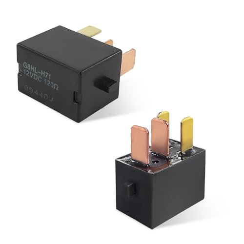 Suvnie 2 PCS Car AC Relay, G8HL-H71 AC and Starter Relays, Multiple Use Power Relays Assembly Relay Plug with 4 Pins for Accord, Civic, Odyssey, CR-V, CR-Z, Car Accessories