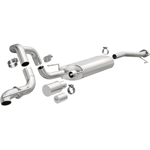 MagnaFlow Performance Exhaust System 19546: Cat-Back, Overland Series, For 2003-2024 Toyota 4Runner 4.0L, Single Passenger Side Rear Exit Style Cover