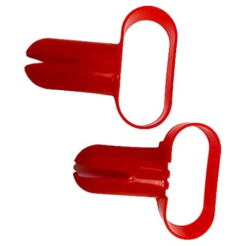 Balloon Tying Tool Clips Balloons Knotter Blower Balloon Accessories Balloon Ties Party Decoration Red Pack of 2 Cover