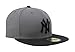 New Era 59Fifty Hat New York Yankees MLB Basic Storm Gray/Black Fitted Cap (8)