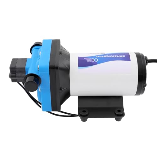 Diaphragm Water Pump, 110V 5.0GPM 55PSI Self Priming Automatic Diaphragm Pump with Pressure Switch and Standard Port, Electronic Pump for Industrials, Agriculture, 3m/9.84ft Suction Range