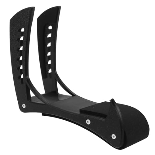 SWOOMEY Ergonomic Adjustable Foot Stool for Electric Guitar Players Lightweight Padded Leg Stand with Protective Clips for Practice Live Performances and Recordings