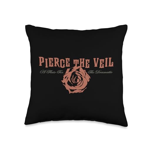 Official Pierce The Veil A Flair for The Dramatic Rose Throw Pillow