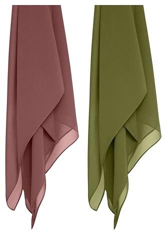 Image of Premium Georgette Hijab for Women, Lightweight and Breathable | 180x70 cm