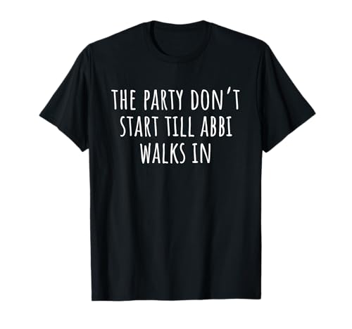 The Party Don't Start Till Till Abbi Walks In T�V���c