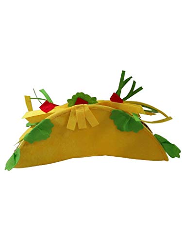 Rubies Adult Novelty Hat Shaped Like A Taco, As Shown, One Size