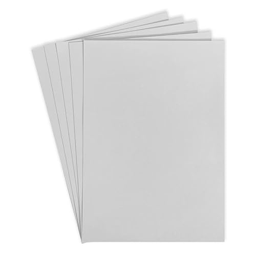 Lot de 5 feuilles de papier buvard A4 pour stylos à encre et feuilles de buvard à l'huile 300 gm² super absorbant pour les arts, les travaux manuels et le retrait de l'excès d'encre et d'huile