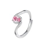 Generisch Anillos Gimnasia Hombre Exquisito Anillo de Amor, Personalidad Moderna y Versátil, Apertura de Alta Gama y Anillo Genial Anillos Elásticos Para Mujer, A, Cobre, Sin piedra preciosa