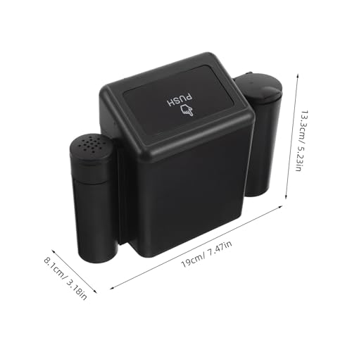 Cubo de basura para coche hermético con cenicero integrado de ABS rígido 3