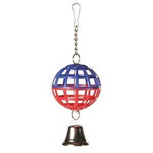 Trixie 5250 roosterbal met ketting en bel, 7 cm