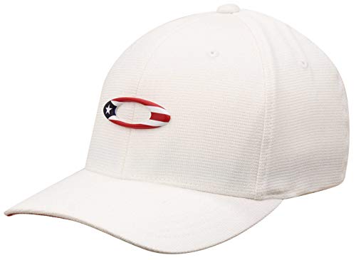 Oakley Tincan Puerto Rico Flag Hat - White - S/M
