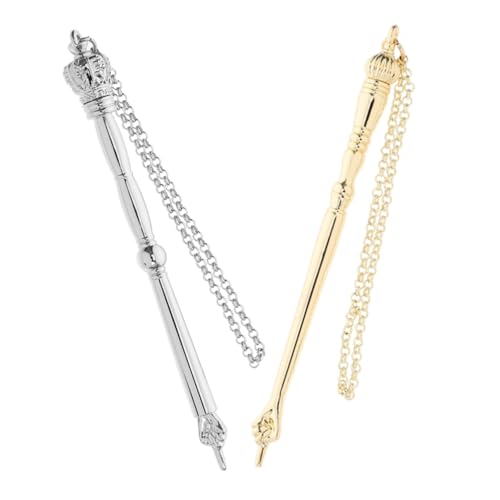 Holibanna 2Pcs Metal Torá Ponteiro Com Chain Bíblia Ponteiro Bíblia Ferramenta De Leitura Para Adult