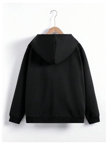 SHENHE Boy's Zip Up Hoodie Long Sleeve Casual Fall Spring Hooded Sweatshirt Jacket2