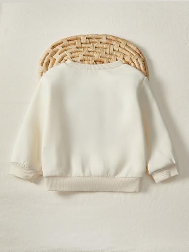 CUTIECRAZE Cuticraze Sweatshirt for Kids || Sweatshirt for Boy (Kids-08-White-(12-18M)) - Image 2 thumbnail