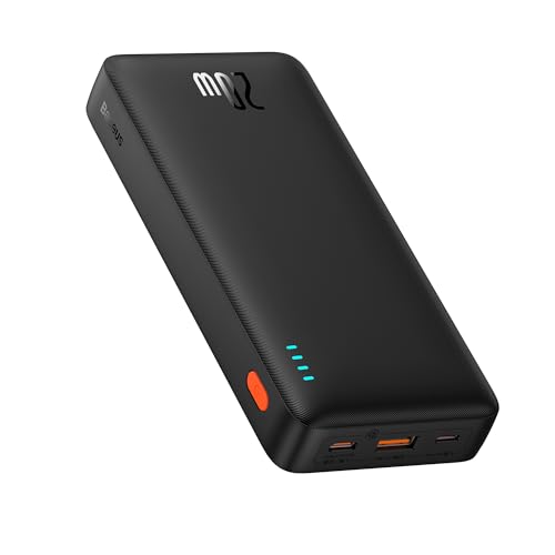 Baseus Portable Charger, 20W PD QC Power Bank Fast Charging, 10000mAh Slim Battery Pack Charger Portable with USB C in&Out for iPhone 15 14 13 12 11 Samsung S23 S22 Google LG iPad