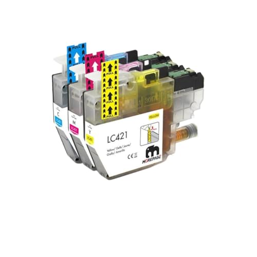 Cartouche d'encre LC421XL anti-bavure pour corriger les impressions ternes sur DCP-J1050DW