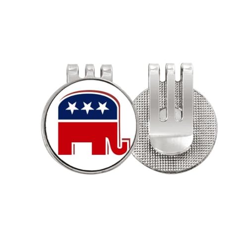 Marqueur de balle de golf Ameelephant magnétique anti perte clip chapeau républicain