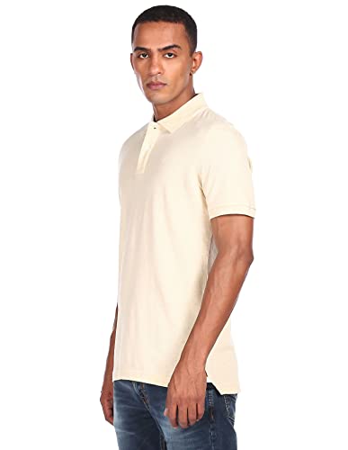 Image of Arrow Men's Solid Regular Fit Polo Shirt