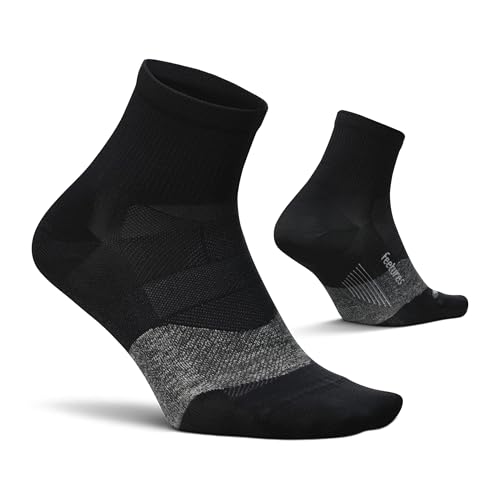 Image of Feetures Elite Ultra Light Cushion Quarter - Sport Sock with Targeted Compression