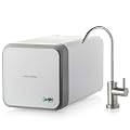APEC Tankless Reverse Osmosis System with Alkaline pH+ NSF 372 & 58 Certified 3 Stage Water Filtration Bottled Water Quality, High 1K GPD Faucet Flow, Efficient 2:1 Pure to Drain, Space Saving Design