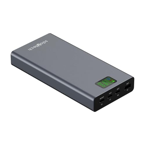 Sdoutech 25000 mAh 140W 28V/5A PD in&OUT POWER BANK Support Samsung 45W MACBOOK Pro 140w VIVO HUAWEI WARP Charge SuperVOOC Power Bank