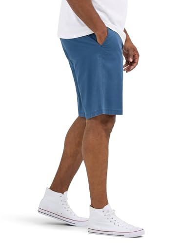 Lee Men's Extreme Motion Flat Front Short, Orion Blue, 38 image 2