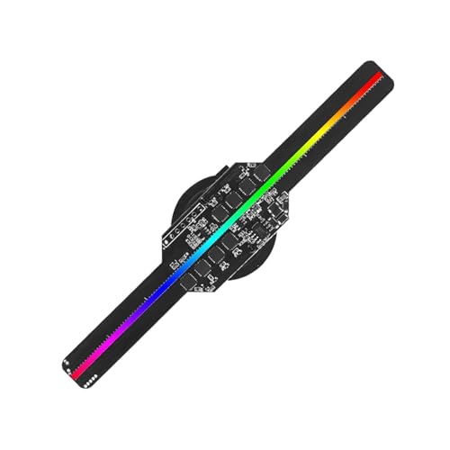 Miniproyector holográfico 3D con Pantalla LED Transparente de 14 cm for Halloween y Navidad Imágenes sin Bordes