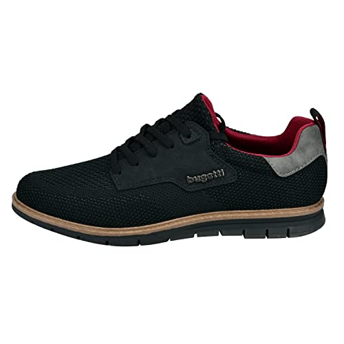 Zapatillas bugatti Sandman con suela acolchada, confort premium para hombre