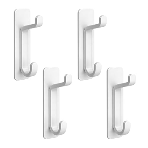 El Mejor Listado de Ganchos para batas de casa los más solicitados. 42 4 PCS Ganchos Adhesivos De Acero Para Pared Y Baño Color Negro 304 Acero Inoxidable, Adhesivos Organización,Ganchos de Pared Para Ropa Resistente, Abrigo, Bata, Toallas para...