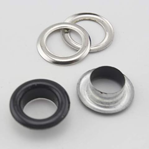 Gunmetal 8mm Copper Eyelets and washers for Clothes, Leather Crafts, Bags Crafts and Clothing Repair, 80 Pieces per lot G40 Cover