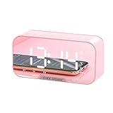 【MÁS FUNCIONES ÚTILES】 Llamadas entrantes de teléfonos móviles fáciles de contestar, micrófono incorporado, el sonido de la llamada es claro y brillante como una bolsa de música, soporte de mesa para teléfono móvil con reducción de ruido inteligente, soporte extraíble oculto, se puede empujar y ocultar no en uso Ranura para tarjeta dedicada para código de pago, recordatorio de recibo, reproducción alta.