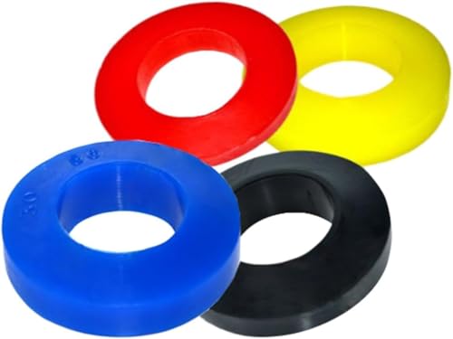 Acoplamiento de eje flexible poliuretano rojo 27-56 mm para maquinaria industrial 3