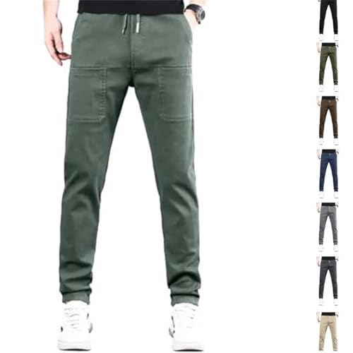 Pantalon cargo extensible homme à 6 poches pantalon de travail durable noir M