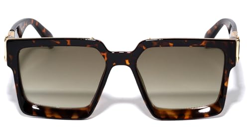 Dweebzilla Oversized Thick Bold Square Luxury Sunglasses2
