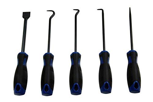 US PRO Tools 5pc Large Heavy Duty 260mm Pick Hook Scraper Set 5042