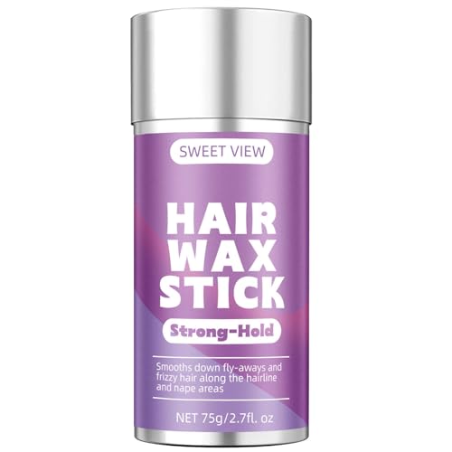 SWEET VIEW Palo de cera para el pelo, fijación flexible,...