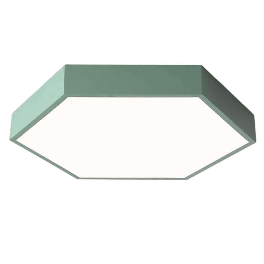Plafonnier LED hexagonal de 6000K éclairage moderne pour chambre - 8