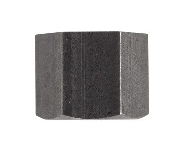 Billco 3/8 in. FPT 0.87 in. L Black Steel Hex Pipe Cap