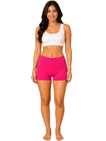 Boy Shorts Panties for Women| Lightweight Cotton-Elastane Fabric | Super Stretchy for Comfort | No Visible Panty Lines-picture-31
