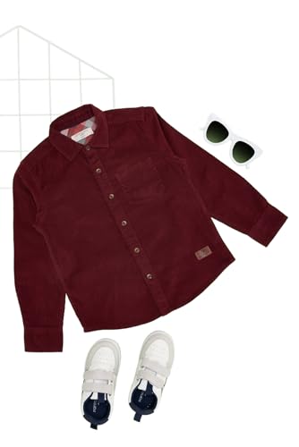 Image of Pantaloons Junior Boy's Solid Regular Fit Shirt