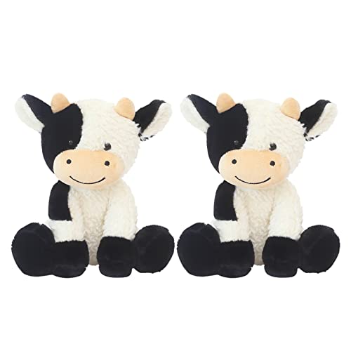 Chelei2019 2Pcs 9" Cow Stuffed Animals Soft Cute Stuffed Cow Plush Toy,Gifts For Boys,Kids #TOP5
