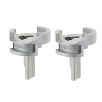 YINETTECH 2 St¨¹ck Auto-Z¨¹ndschloss-Zylinder-Tab-Schlitz 357905855B 357905855A Kompatibel mit Volkswagen T4 1990-2003 Kompatibel mit Audi Silber