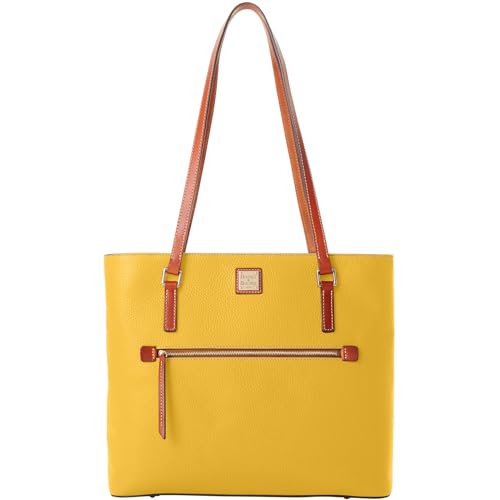 Dooney & Bourke Handbag, Pebble Grain Large Shopper Tote - Dandelion