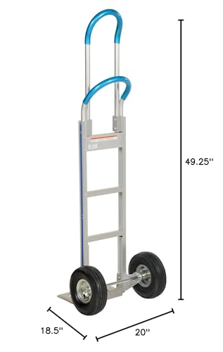 Carretilla de construcción de aluminio con ruedas neumáticas miniatura 3