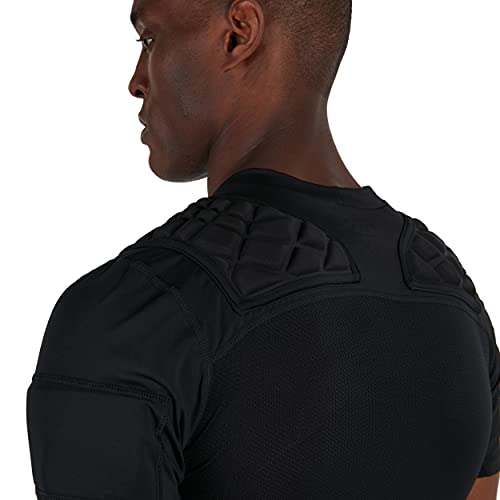 Canterbury Rugby Elite Protection Vest Schutzweste, Schwarz/Weiß/Silber, XXL