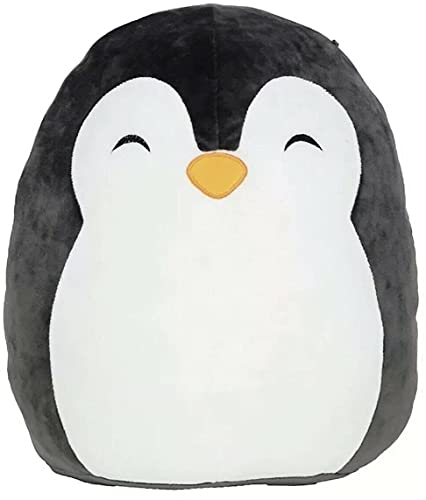 Creative Product SQUISHMALLOW KellyToys - 12 Inch (30cm) - Luna The Black Penguin - Sleepy Eyes Squad