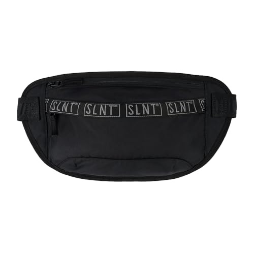 SLNT Essentials Faraday Sling Bag - RFID Blocking Crossbody Bag with Signal Blocking Phone Sleeve & EMF-Reducing Pocket for Travel & Everyday Carry (Black and Grey Medium Plus)
