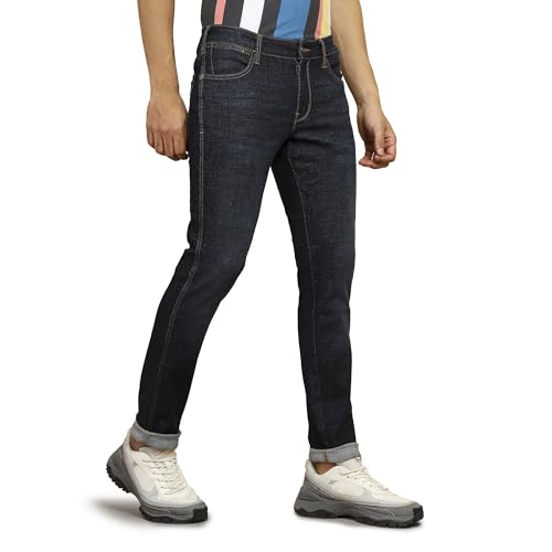 Image of Wrangler Men's Skanders Slim Fit Low-Rise Jeans